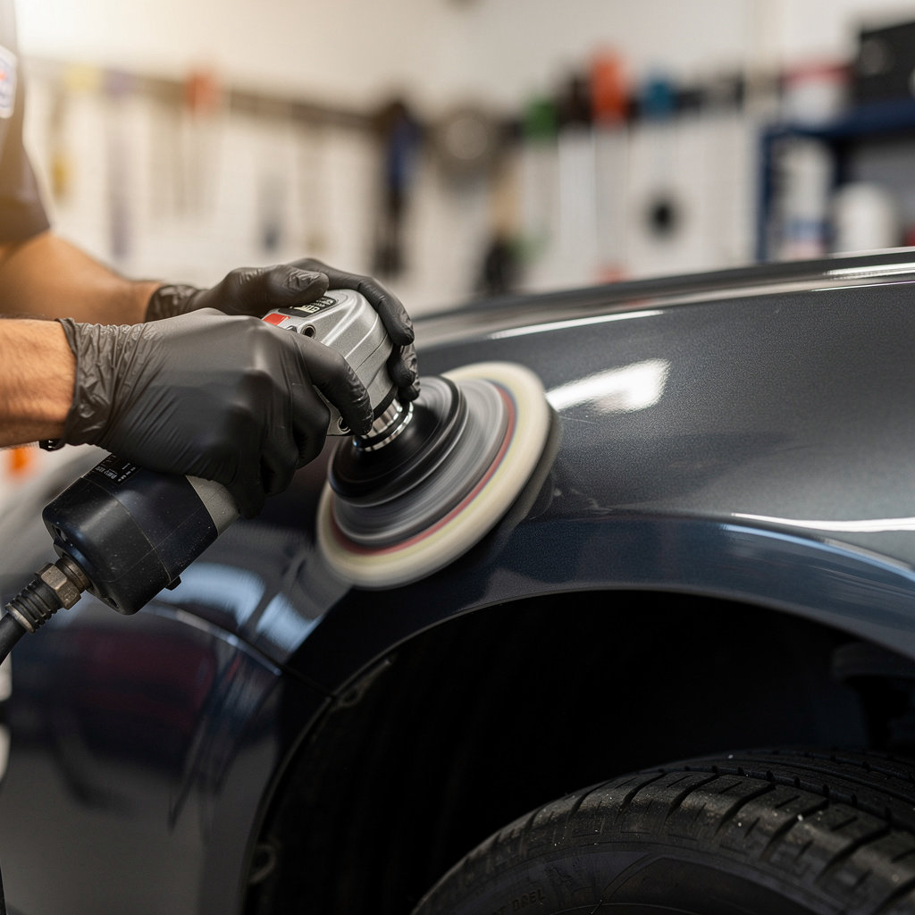 Target Auto Body and Paint San Diego technician performing expert auto body repair and paint services in San Diego